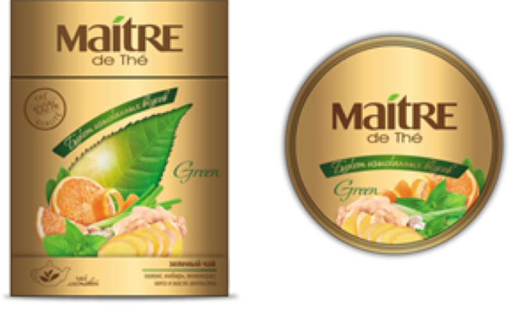 Maitre de The "Букет изысканных вкусов" 100 г оолонг с имбирь,лемонграс,мята, картон (6)
