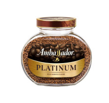 Кофе растворимый Ambassador Platinum, стеклянная банка, 190 гр  7590975
