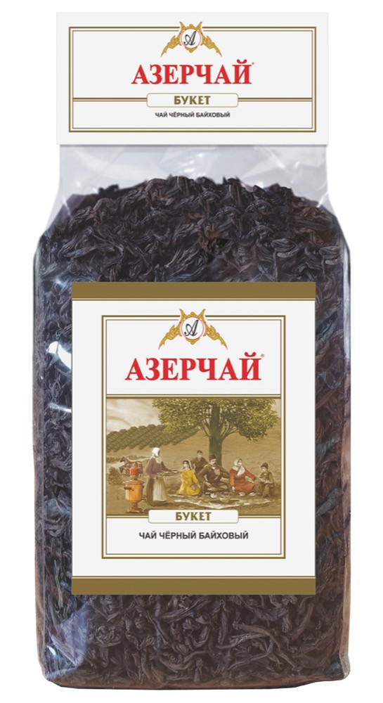 Чай черный листовой Азерчай Букет, м/у, 400 г