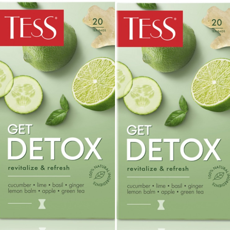 Tess Detox Чайный напиток в пакетиках 20 шт (комплект 2 шт.) 6016691