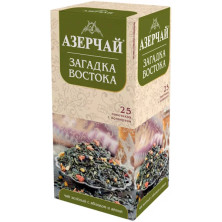 Чай в пакетиках зеленый Азерчай Загадка Востока, с яблоком и айвой, 25 шт 2760414