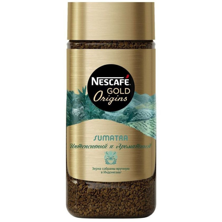 Кофе растворимый Nescafe Gold Origins Sumatra, банка, 85 г
