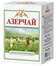 Чай зеленый листовой Азерчай, картон, 100 г 6826760