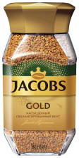 Кофе растворимый Jacobs Gold, стеклянная банка, 190 г 1779650