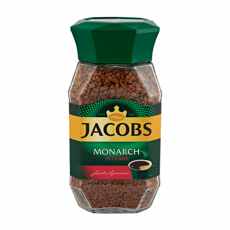 Кофе раствориймый Jacobs Монарх Intens, банка, 190 г. 1779698