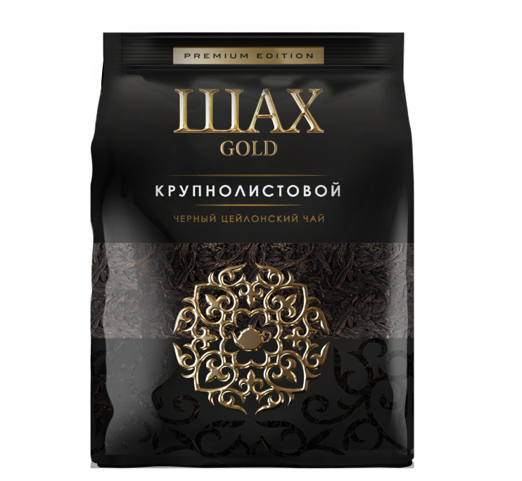 Чай черный Крупнолистовой ШАХ ГОЛД, м/у 400г.