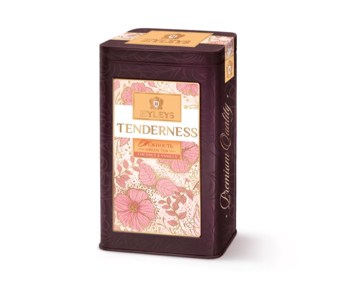 Hyleys Tea Moments "TENDERNESS" (Нежность) 80 г ж/б ,зеленый с жасмином,кокосом и сливками (16)