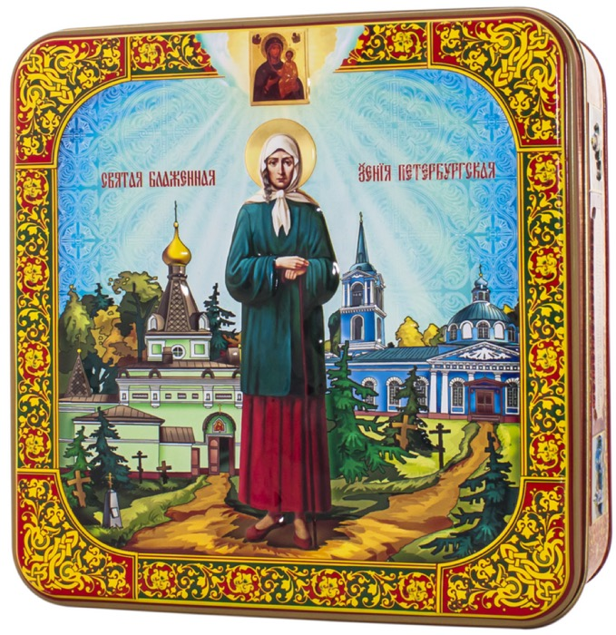Dolche Vita Святая Матрона (100 г черный + 100 г зеленый чай с молоком) 200 г ж/б (6)