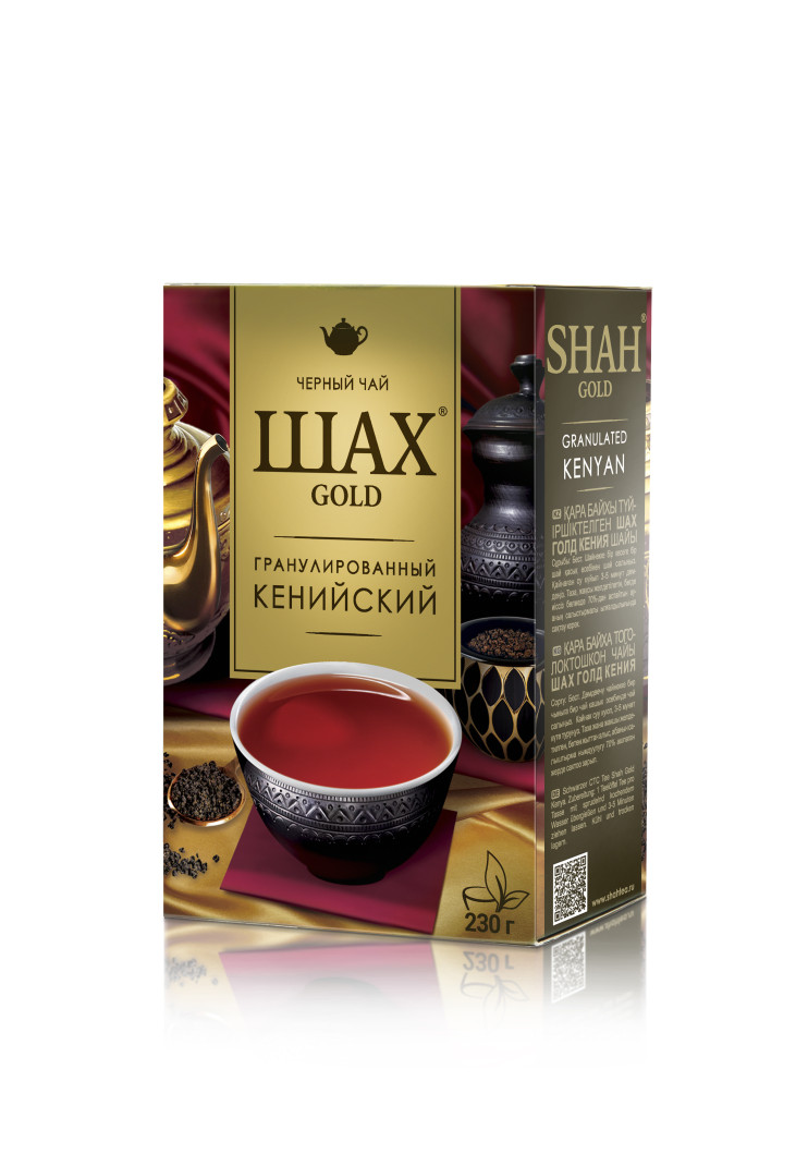 Чай черный гранулированный ШАХ ГОЛД Кенийский 230г.