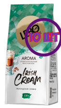 Lebo Кофе молотый Irish Cream с ароматом ирландских сливок,м/у, 150 г (комплект 10 шт.) 6002177