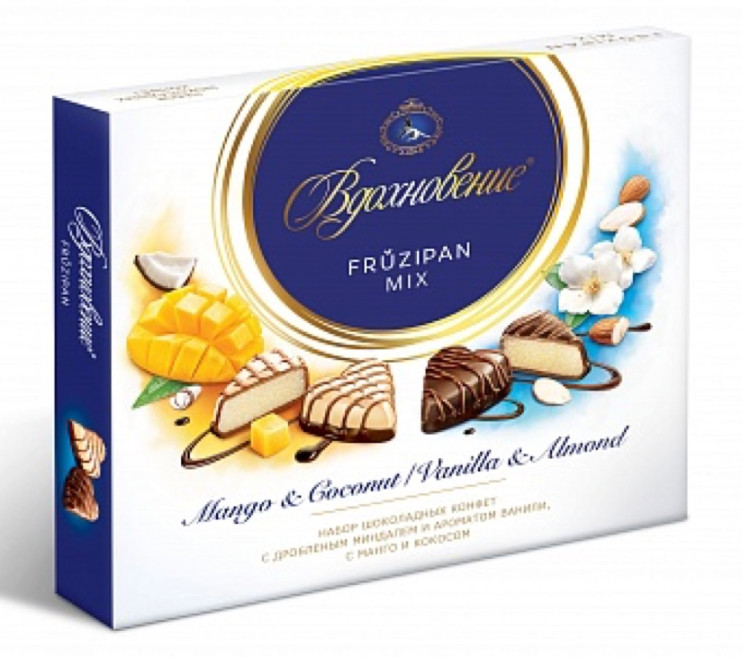 Объединенные Кондитеры Шок.набор Вдохновение Бабаевский "Fruzipan" Микс, 175 г (5)