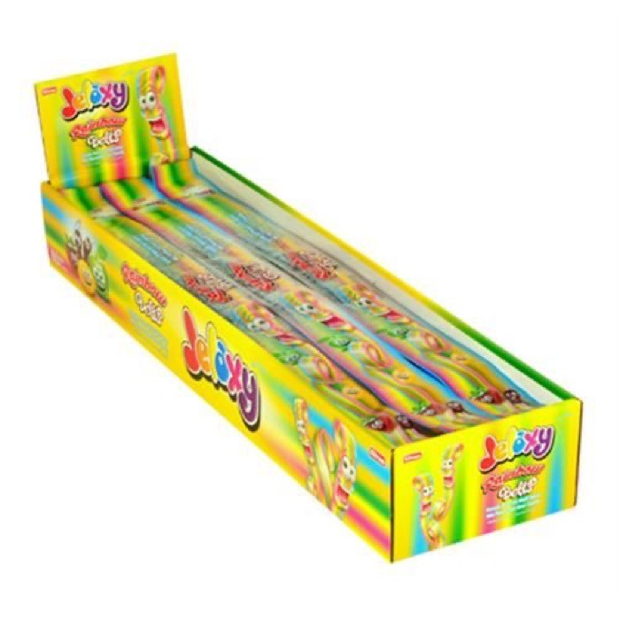 Прикасса Мармелад "JELAXY BELTS" (РАДУГА) , 15 г (60) в ко 6 блока