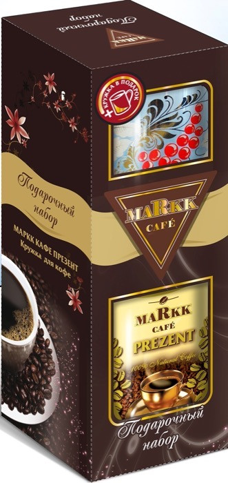 Markk cafe Кофе МАРКК КАФЕ ПРЕЗЕНТ 95 г с кружкой (12)