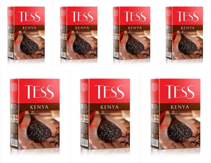 Чай черный листовой Tess Kenya (Тесс Кения), гран. 200 г (комплект 7 шт.) 6012501