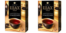 Чай черный гранулированный Шах Голд Индийский, 90 г (комплект 2 шт.) 6012358