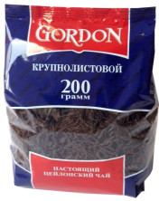 Gordon Крупный лист 200 г цейлон черный, м/у (12)