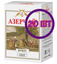 Чай черный Азерчай Букет,листовой,картон, 400 гр (комплект 20 шт.) 6821048