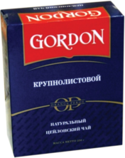 Gordon Крупный лист 250 г син. пачка (24)
