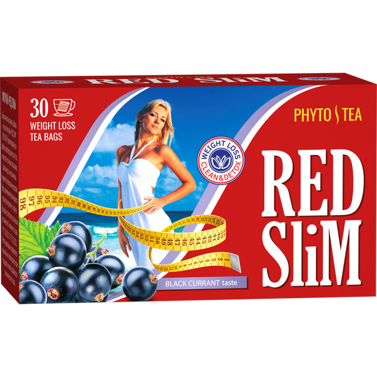 Fitera Ред Слим со вкусом Черной смородины 30 пак.*2 г (64)