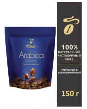Кофе растворимый Tibio Exclusive, м/у, 150 г (комплект 8 шт.) 4771558