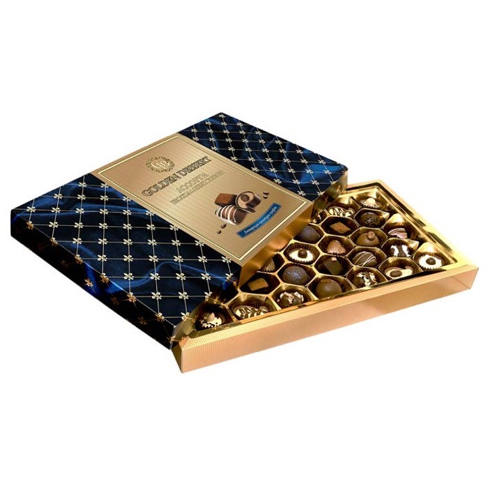 Golden Dessert Golden Dessert Ассорти шоколадных конфет 535 г, картон (4)