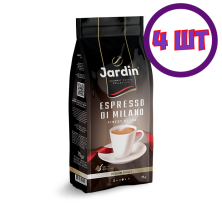 Кофе молотый Jardin Espresso Di Milano (Жардин Эспрессо Ди Милано), 75 г (комплект 4 шт.) 6011016