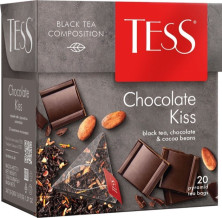 Tess Chocolate Kiss чай черный в пирамидках 20 шт