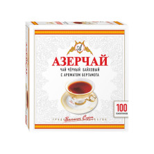 Чай черный в пакетиках для чашки Азерчай с бергамотом, 100*2 г 6820256