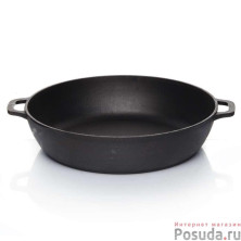 Жаровня чугунная 300 с 2-мя ручками без крышки