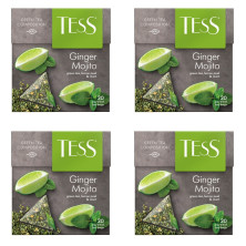 Чай зеленый в пирамидках Tess Ginger Mojito, 20*1,8 г (комплект 4 шт.) 6007880