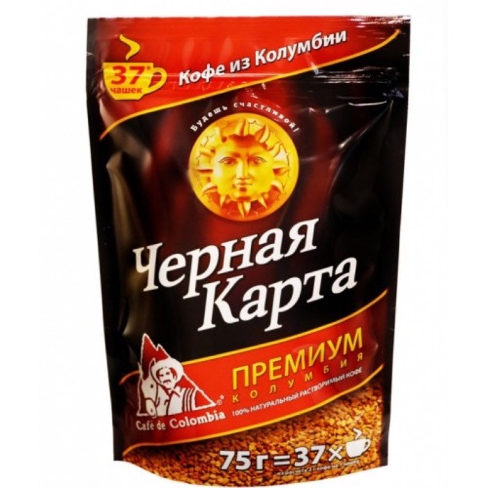 Shtrauss Черная карта PREMIUM 75 г пакет (12)