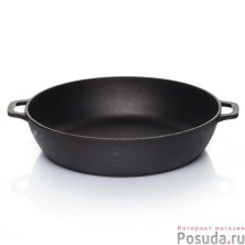 Жаровня чугунная 320 с 2-мя ручками без крышки