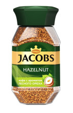 Кофе растворимый Jacobs Hazelnut, стеклянная банка, 95 г 1779803