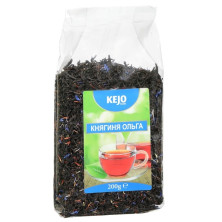 Kejofoods "Княгиня Ольга"(черный с ягодами ксмородины,лепест. сафлора,василька) 200 г м/у (12)