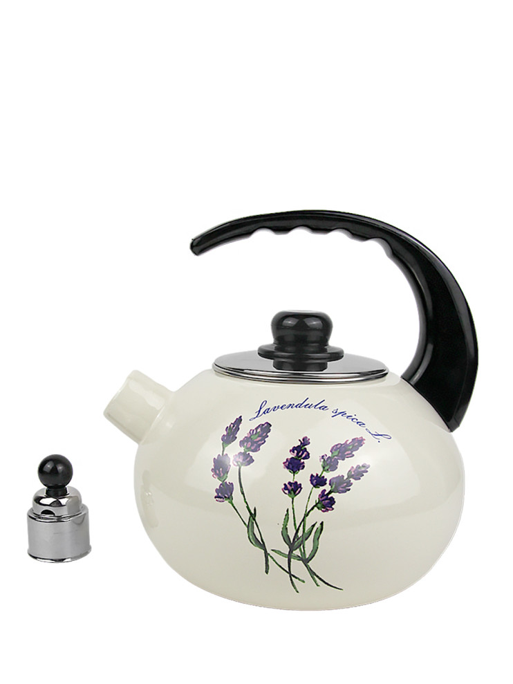 Эмалированный чайник со свистком 2,5 л. 062363