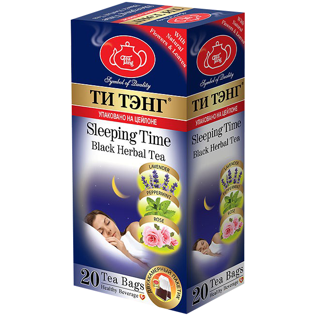 Чай черный пакетиках для чашки Ти Тэнг Sleeping Time, 20*2 г