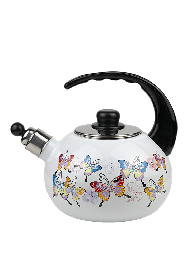 Эмалированный чайник со свистком 2,5 л. 062370