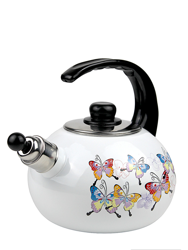 Эмалированный чайник со свистком 2,5 л. 062370