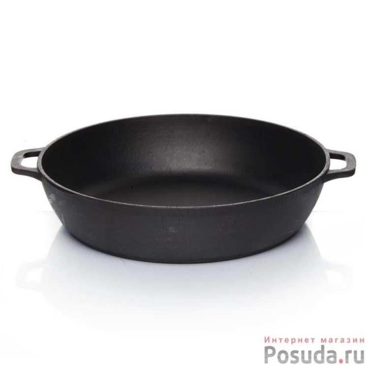 Кастрюля чугунная без крышки 6л BRIZOLL