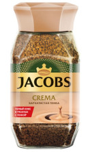 Кофе растворимый Jacobs Crema с бархатистой пенкой, стеклянная банка, 95 г 1778738