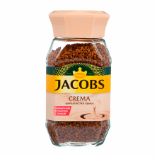 Кофе растворимый Jacobs Crema с бархатистой пенкой, стеклянная банка, 95 г 1778738