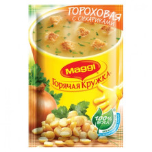 Суп Maggi гороховый с сухариками, 19г.