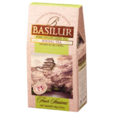 Basilur Времена года "Весенний (сакура)" 100 г, зелен., картон (12) (70338) ВЛОЖЕНИЕ!!!