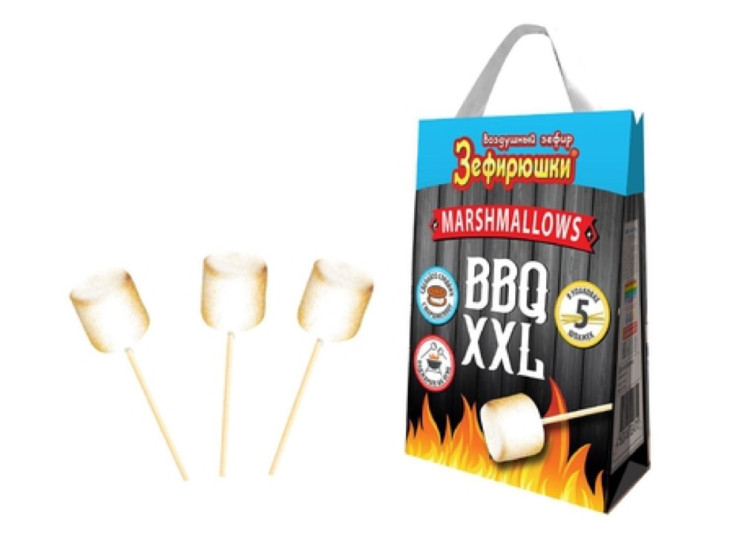 Сладкая Сказка Воздушный зефир ЗЕФИРЮШКИ BBQ XXL 200 г (10) (ZF-18-1)