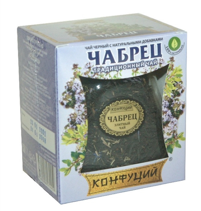 Чай черный Конфуций чабрец, 55 г