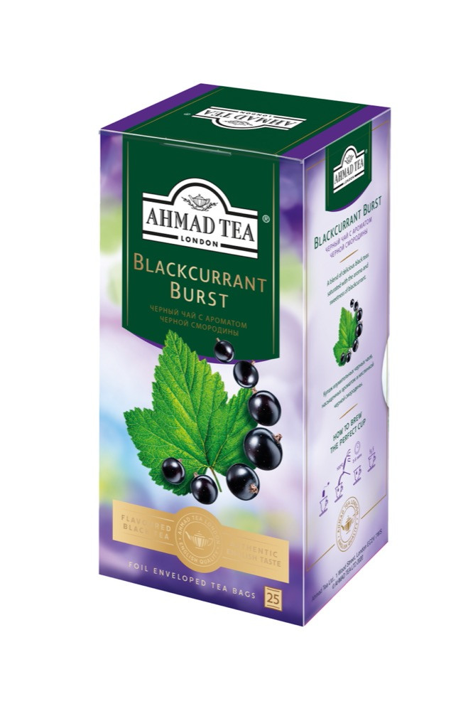 Ahmad tea Смородиновый взрыв 25 пак.*1,5 гчерный (12) 2250