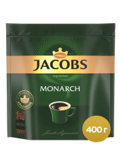 Кофе растворимый Jacobs Monarch сублимированный, пакет, 400 г 1776932