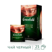 Чай черный в пакетиках для чашки Greenfield English Edition (Гринфилд Инглиш Эдишн), 25*2 г