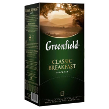 Чай черный в пакетиках для чашки Greenfield Classic Breakfast (Гринфилд Классик Брекфаст), 25*2 г