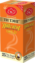 Чай черный в пакетиках для чашки Ти Тэнг Hillcrest Gold, 25*2,5 г
